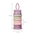 3 Layers BPA Free Food Grade Baby Food Milk Powder Storage Baby Milk Powder Dispenser Formula Feeding Plastic Container